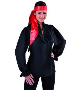 Blouse Piraat Zwarte Dood Vrouw