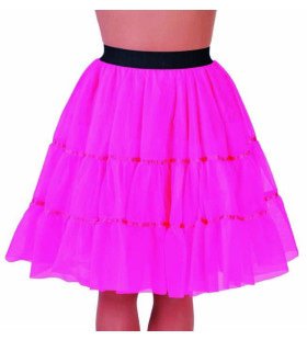 Jaren 50 High School Petticoat Roze Vrouw