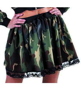 Leger Camouflage Rok Hot Jungle Vrouw