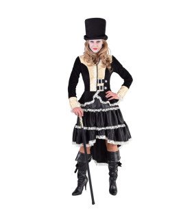 Steampunk Blackpool Beauty Vrouw Kostuum