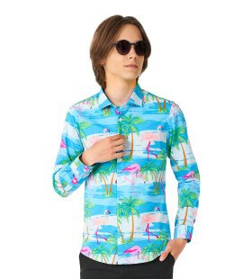 Teen Boys Tropical Heat Blouse Jongen