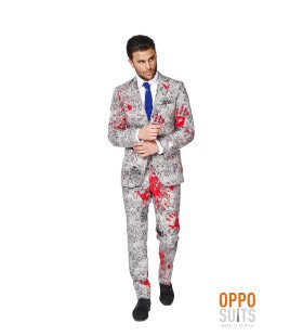 Horror Zombiac Opposuit Kostuum Man