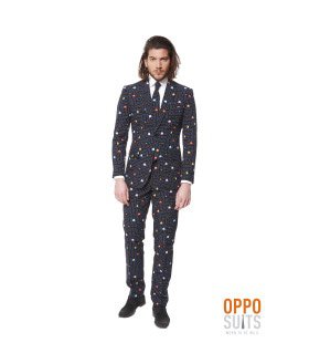 Retro Game Pac-Man Opposuit Kostuum