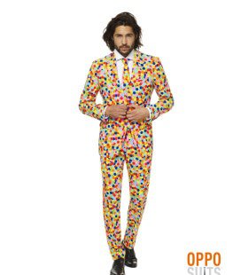 Lekker Druk Confetteroni Opposuit Man Kostuum