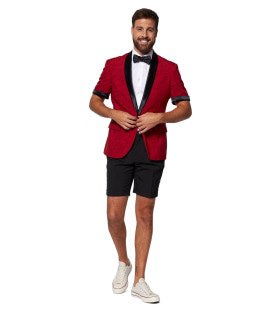 Perfect Peony Rose Short Opposuit Man Kostuum