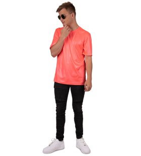 Gordon Disco Shirt Neon Pink Man