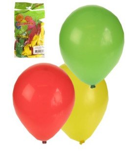 Ballon 50 X Rood Geel Groen Maat 8