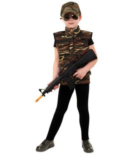 Carmen Camouflage Commando Chick Vest Kind