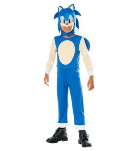 Sonic De Hedgehog Deluxe Kind Kind Kostuum