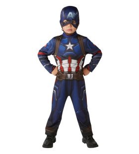 National Hero Captain America Classic Kind Kind Kostuum