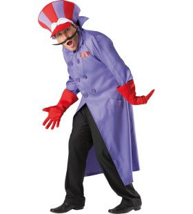 Dick Dastardly Kostuum Man