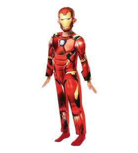 IJzersterke Iron Man Avengers Assemble Deluxe Kind Kostuum