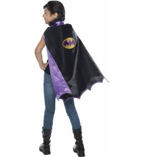 Zwart Paarse Batgirl Cape