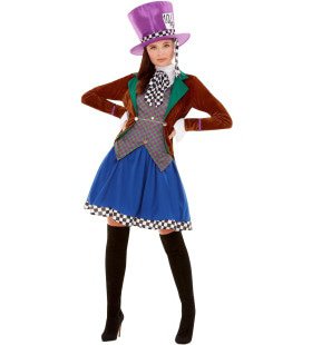 Zo Gek Als Een Mad Hatter Vrouw Kostuum