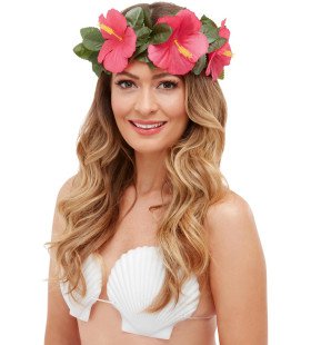 Polynesische Hula Set Hawaii Krans En Armbanden