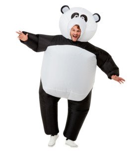 Opblaasbare Giga Panda Man Kostuum