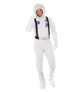 Witte Astronaut Man Kostuum