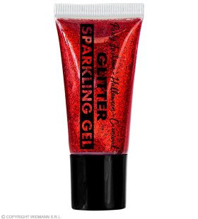 Sparkling Make-Up Gel Glitters Rood, 25 Milliliter