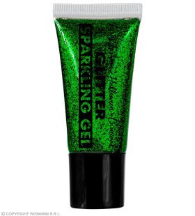 Sparkling Make-Up Gel Glitters Groen, 25 Milliliter