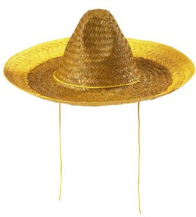 Sombrero 48cm, Geel