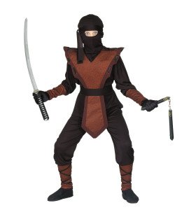 Bruine Ninja Rover Kostuum Jongen