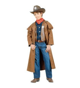 Cowboy Jongen, Suede Long John Kostuum