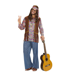 Hippie Man Psychedelisch Kostuum