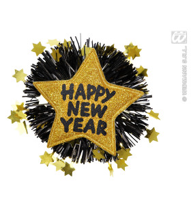 Broche Happy New Year Goud