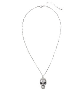 Horror Ketting Zilver Met Schedels