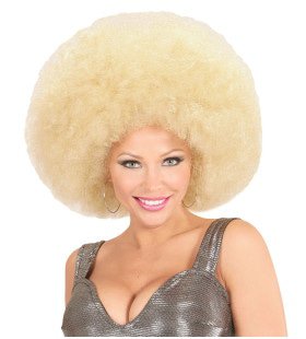 Soul Diva Pruik, Afro Extra Groot Blond