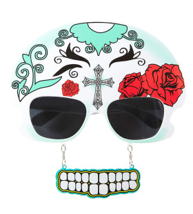 Mexicano Bril, Dia De Los Muertos Schedel