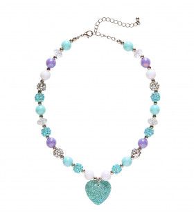 Gipsy Bedelketting Met Azuurblauw Hart