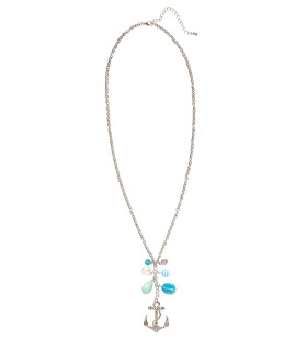 Marine Strass Ketting Anker