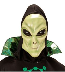 Glubablub Alien Masker Met Kap En Bolle Ogen Kind