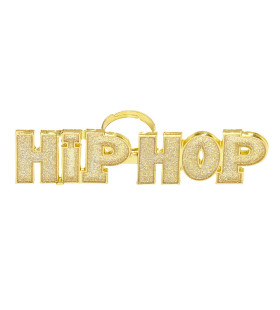 Gangsta Ring Hiphop Goud