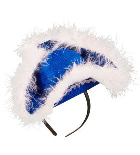 Mini Driesteek Met Marabou Marieke Blauw