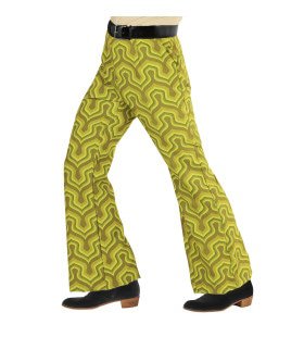 Groovy Gandalf 70s Heren Broek, Behang Man