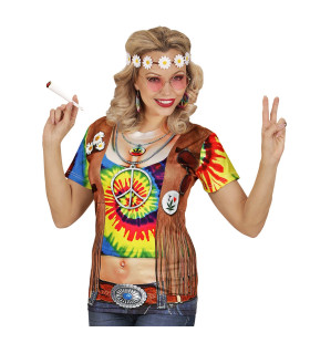 T-Shirt Hippie Helen High Vrouw