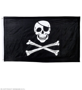 Piraten Vlag Zeerover Schip 150 X 90 Centimeter