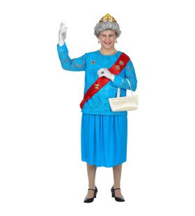 The Queen Koningin Van Engeland Elizabeth Man Kostuum