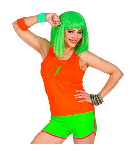 Sportieve Hotpants Neon Groen Vrouw