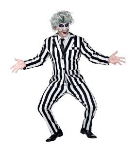 Streepjes Beetlejuice Spook Man Kostuum