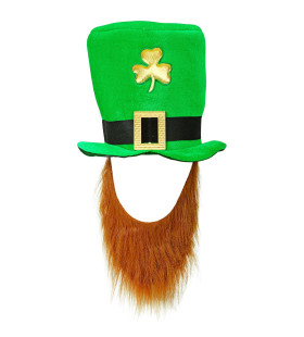 Hoge Hoed St. Patricks Day Leprechaun Kabouter Met Baard