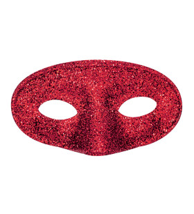 Oogmasker Acapulco Glitter Rood