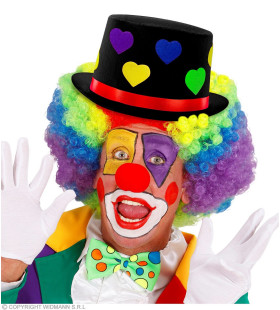 Liefdevolle Clown Hoed Zwart