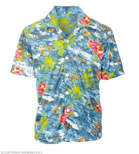 Hawaii Shirt Ocean Island Blauw Man