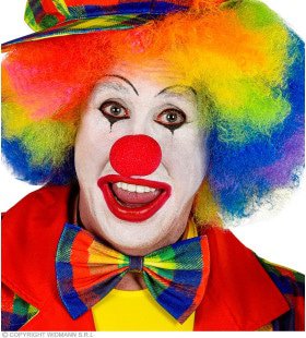 Keurige Kleurige Vlinderstrik Clown