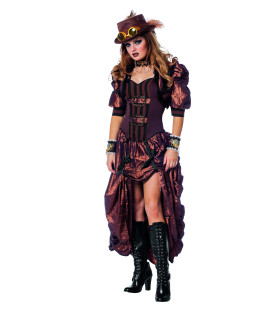 Dark Steampunk Luxe Vrouw Kostuum