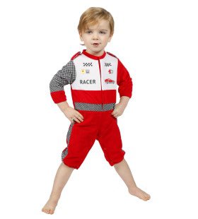 Baby Racer Formule Onesie Jongen Kostuum