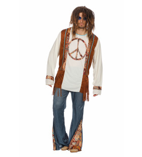 Hippie Peace Forever Man Kostuum